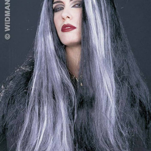 Halloweenaccessoires pruik Mortisia