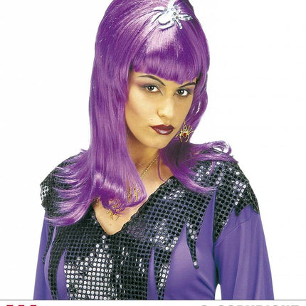 Halloweenaccessoires: Pruik Spiderwoman