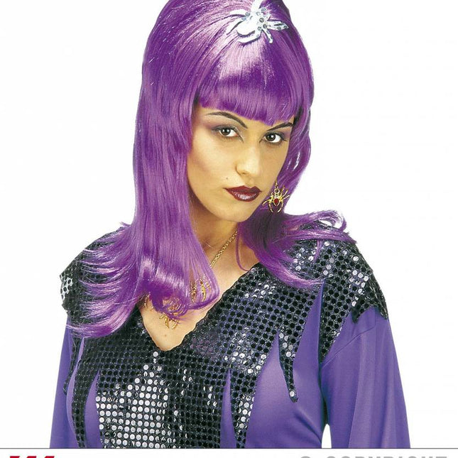 Halloweenaccessoires: Pruik Spiderwoman