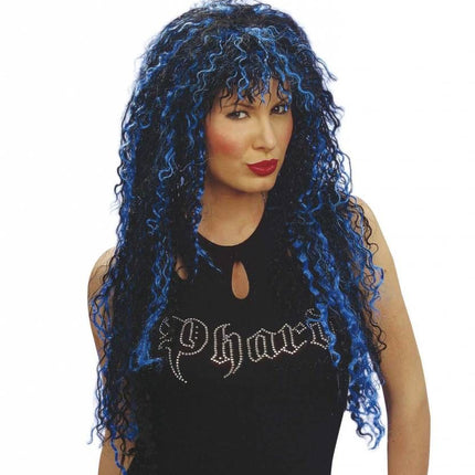 Halloweenaccessoires pruik Vamp