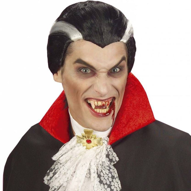 Halloweenaccessoires: Pruik Vampier