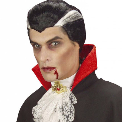 Halloweenaccessoires: Pruik Vampier