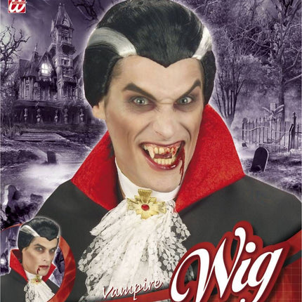 Halloweenaccessoires: Pruik Vampier
