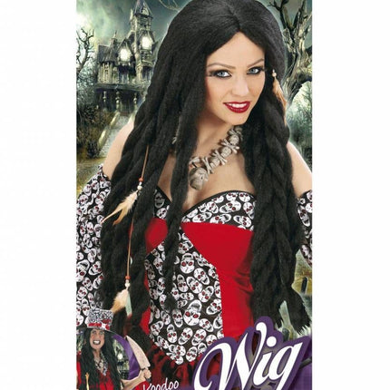 Halloweenaccessoires: Pruik Voodoo