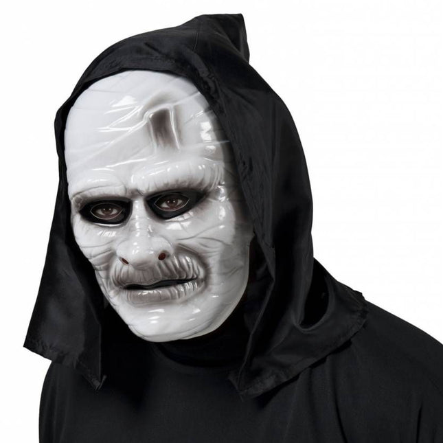 Halloweenaccessoires pvc mummy masker met kap