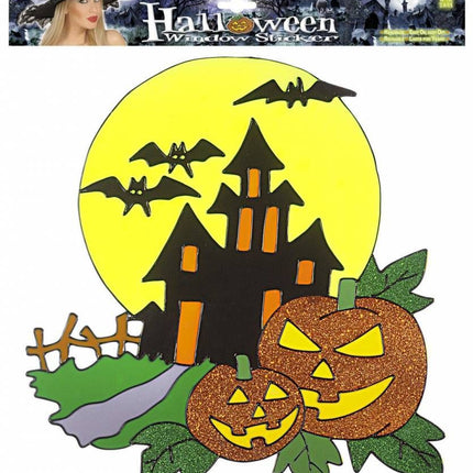Halloweenaccessoires: Raamsticker (36 cm)