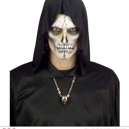 Halloweenaccessoires: Schedelketting