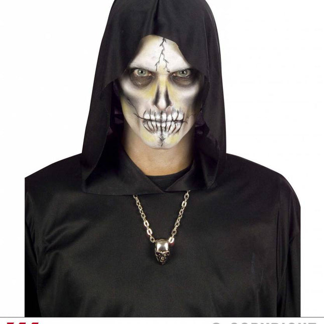 Halloweenaccessoires: Schedelketting