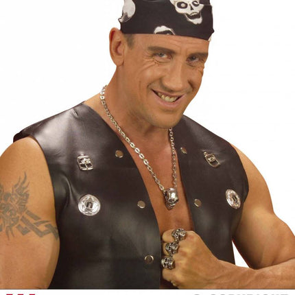Halloweenaccessoires: Schedelketting