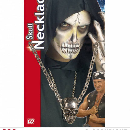 Halloweenaccessoires: Schedelketting
