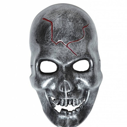Halloweenaccessoires schedelmasker ijzer