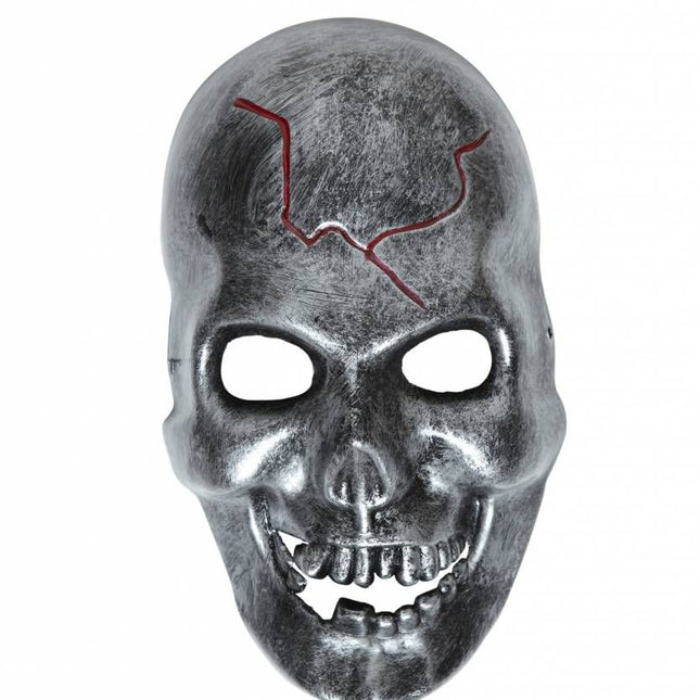 Halloweenaccessoires schedelmasker ijzer