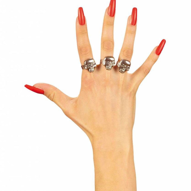 Halloweenaccessoires: Schedelring
