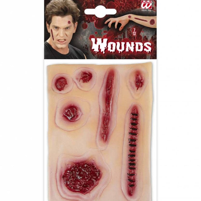 Halloweenaccessoires set van wonden