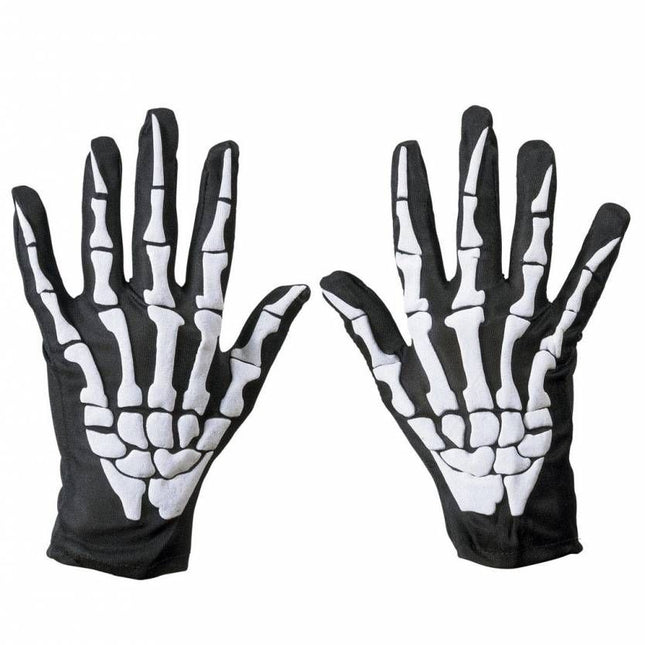 Halloweenaccessoires: Skelet-handschoenen