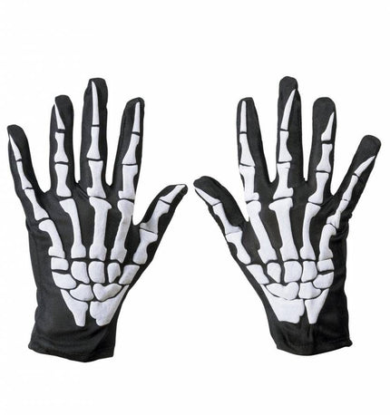 Halloweenaccessoires: Skelet-handschoenen