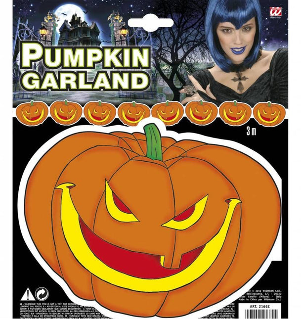 Halloweenaccessoires slinger 3 meterpompoen