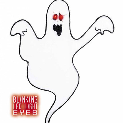 Halloweenaccessoires spook glitter met led licht