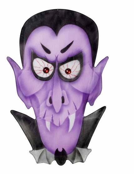 Halloweenaccessoires stoffen wanddecoatie vampier