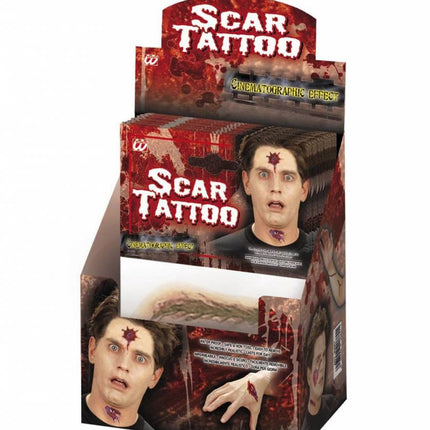 Halloweenaccessoires tattoo's litteken
