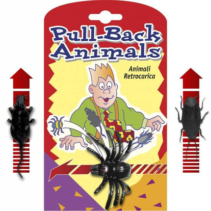 Halloweenaccessoires terugtrek insekten