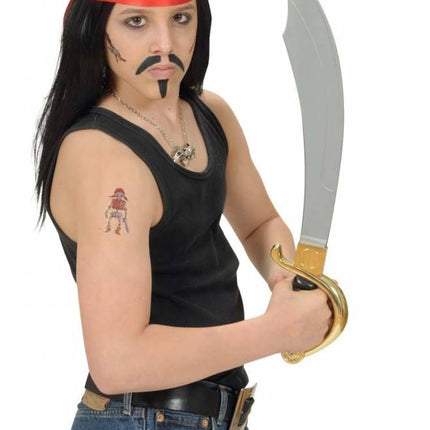 Halloweenaccessoires tijdelijke tattoo make-up kit