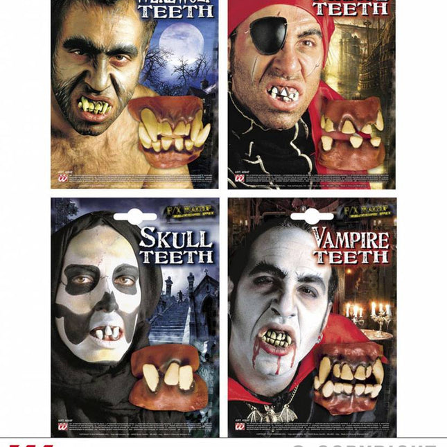 Halloweenaccessoires: Verschillende tanden
