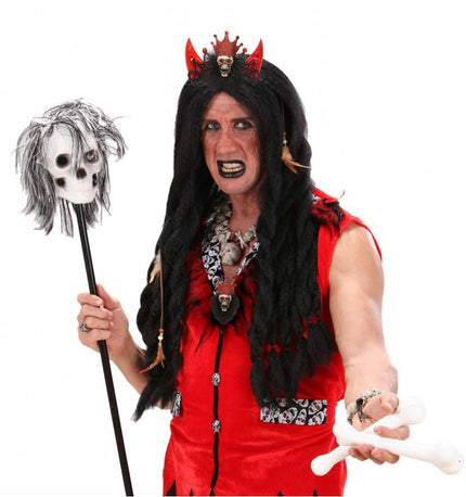 Halloweenaccessoires voodoo broche