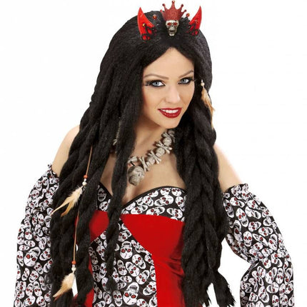 Halloweenaccessoires voodoo tiara
