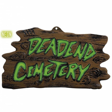 Halloweenaccessoires wanddecoratie begraafplaats
