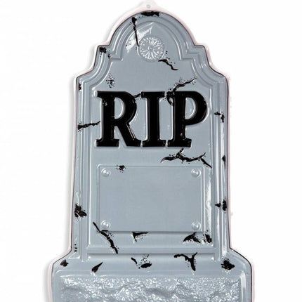 Halloweenaccessoires wanddecoratie grafsteen