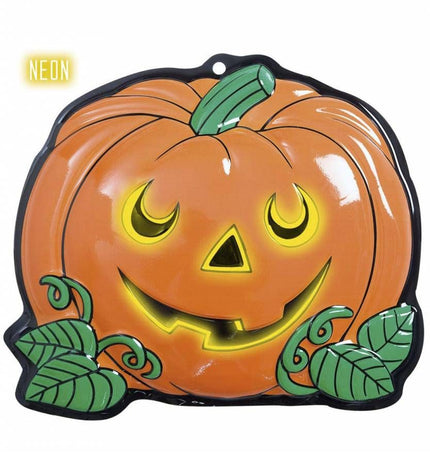 Halloweenaccessoires wanddecoratie pompoen
