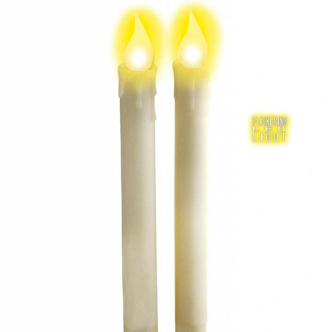 Halloweenaccessoires: Witte kaarsen