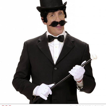 Halloweenaccessoires zwarte handschoenen