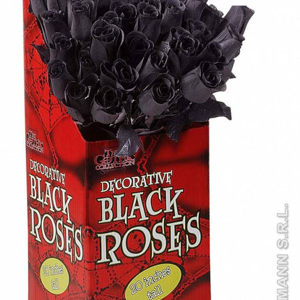 Halloweenaccessoires: Zwarte roos