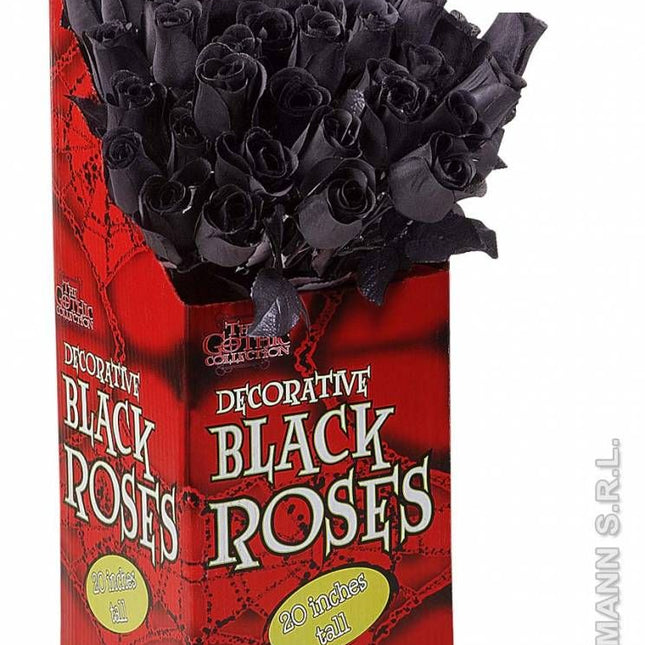 Halloweenaccessoires: Zwarte roos