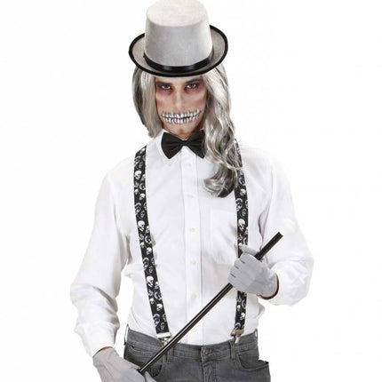 Halloweenartikel bretel schedels