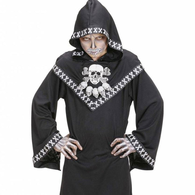 Halloweenartikel halsketting schedel