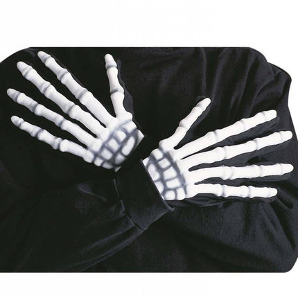 Halloweenartikel handen skelet