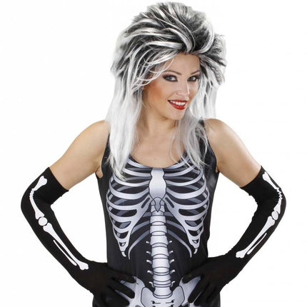 Halloweenartikel handschoenen botten