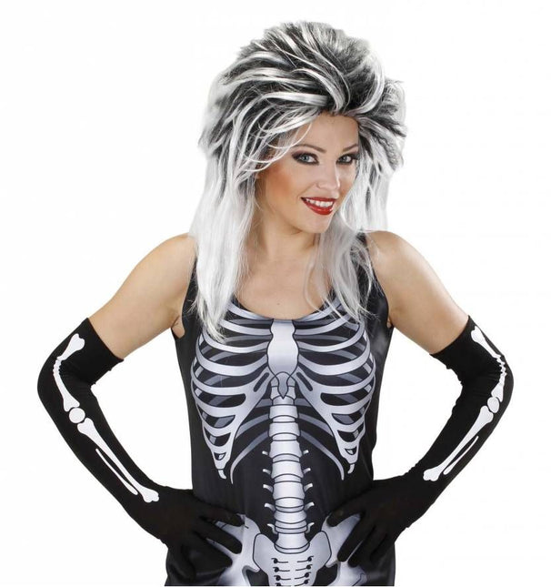 Halloweenartikel handschoenen botten