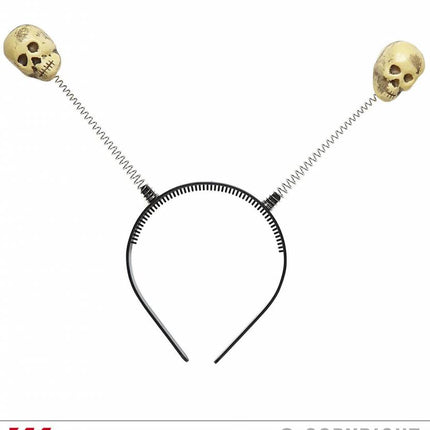 Halloweenartikel hoofdband met schedels