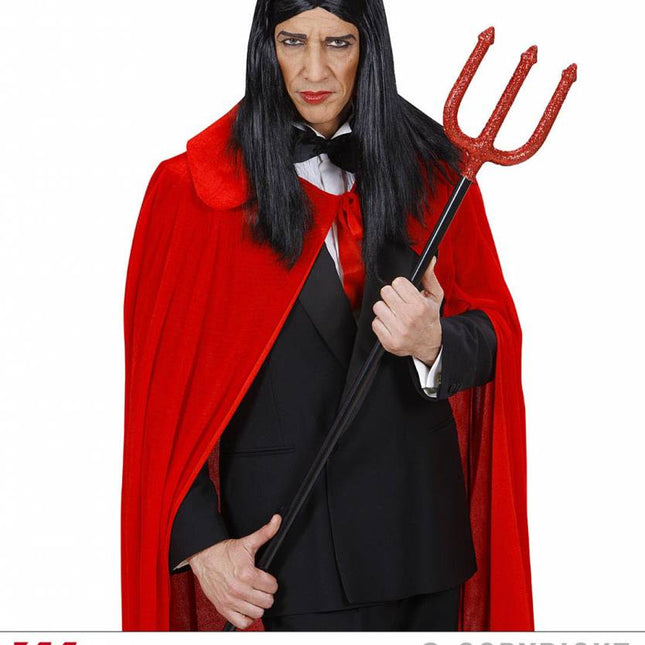 Halloweenartikel pruik Duivel