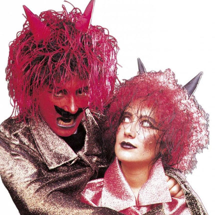 Halloweenartikel pruik Duivel