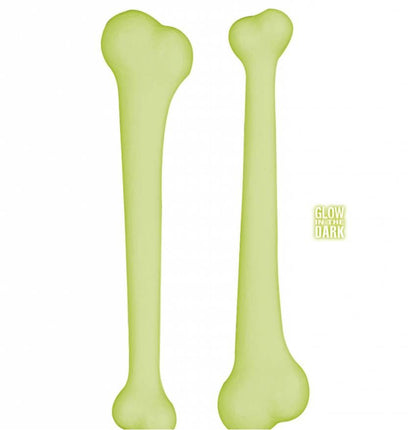 Halloweenartikel set van 2 botjes met geluid