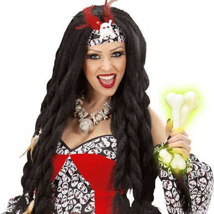 Halloweenartikel set van 2 botjes met geluid