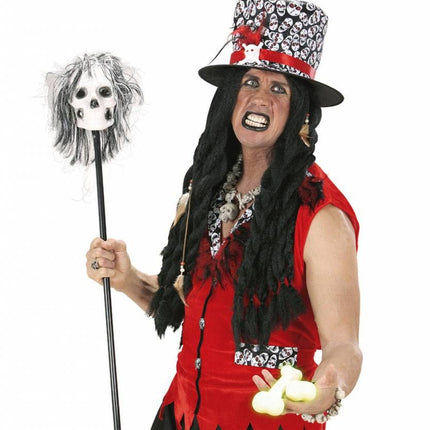 Halloweenartikel set van 2 botjes met geluid