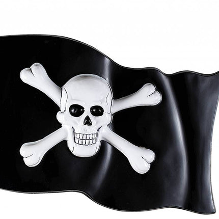 Halloweenartikelen decoratie piratenvlag 45x32cm