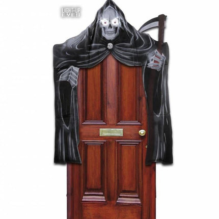 Halloweenartikelen deurdecoratie grimreaper
