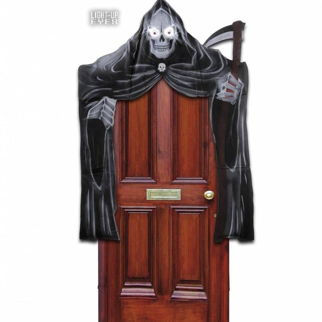 Halloweenartikelen deurdecoratie grimreaper